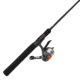Zebco 33 Micro Adventure Trigger Spincast Reel and Rod Combo, 36in Telescopic Rod, Ultra-Light, Moderate, Solid Fiberglass Tip, Micro 33 Reel, Silver/Green, 33MTN3ULTEL.FB4