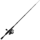 Zebco 33 Spinning Reel and Telescopic Rod Combo, Extendable 20in to 6ft Fiberglass Pole, EVA Rod Handle, SZ 20 Reel, Aluminum Spool, QuickSet Anti-Reverse, Silver/Black, 33SP605MTELA.FB4