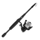 Zebco 33 Spinning Reel and Telescopic Rod Combo, Extendable 20in to 6ft Fiberglass Pole, EVA Rod Handle, SZ 20 Reel, Aluminum Spool, QuickSet Anti-Reverse, Silver/Black, 33SP605MTELA.FB4