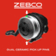 Zebco 808 Saltfisher Spincast Reel, SZ 80 Reel, Changeable Righ/Left Retrieve, Pre-Spooled w/ 20lb Zebco Fishing Line, Stainless Steel Ball Bearing Drive, Silver, 808JSF.BX3