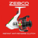 Zebco Bite Alert Spinning Reel and Rod Combo, 7ft 2-PC Fiberglass Pole, Extended EVA Handle, SZ 60 Reel, Pre-Spooled w/ 20lb Zebco Line, 4.9-1 Ratio, Black/White, BA60702MHA.NS3