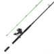 Zebco Bite Alert Spincast Reel and Rod Combo, 7ft 2-PC Fiberglass Rod w/ Built-in Hook Keeper, Electronic Bite Alert Reel w/ Ceramic Pick-Up Pin and Dial-Adjustable Drag, BA808J702MHA.NS3