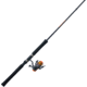 Zebco Crappie Fighter Spinning Combo, 7 ft, Gray/Orange, CRFUL702LA.NS4