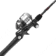 Zebco Delta Spincast Reel and Rod Combo, 5ft 6in 2-PC Pole, SZ 20 Reel, Changeable Righ/Left Retrieve, Pre-Spooled w/ 6lb Zebco Fishing Line, Cool Gray, ZD20562ML.NS3