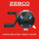 Zebco Roam Spincast Reel and Rod Combo, 6ft 2-PC Fiberglass Pole w/ ComfortGrip Handle, QuickSet Anti-Reverse Reel, Pre-Spooled w/ 10lb Zebco Line, Blue, ROAMBLSC602M.NS3