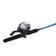 Zebco Salt Fisher 33 Spincast Reel and Rod Combo, 6ft 6in 2-PC Medium-Heavy, Moderate-Fast Fiberglass Rod, Interchangeable Retrieve, 12lb Line, Blue/Silver, SF33N662MH.NS3