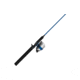 Zebco Salt Fisher 33 Spincast Reel and Rod Combo, 6ft 6in 2-PC Medium-Heavy, Moderate-Fast Fiberglass Rod, Interchangeable Retrieve, 12lb Line, Blue/Silver, SF33N662MH.NS3