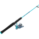 Zebco Splash Spinning Combo, 20 Size Reel, With 8# Line, On 6 Ft., 2 Piece Ml Action Rod, 1/16-3/8oz Lures, 4 Color Assortment, SPL20602MLB