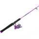Zebco Splash Spinning Combo, 20 Size Reel, With 8# Line, On 6 Ft., 2 Piece Ml Action Rod, 1/16-3/8oz Lures, 4 Color Assortment, SPL20602MLB