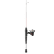 Zebco Verge Spinning Reel and Rod Combo, 5ft 2-PC Pole, SZ 05 Reel, Changeable Righ/Left Retrieve, Pre-Spooled w/ 4lb Zebco Line, Black, VERGE05502UL.NS3