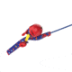 Zebco Youth Wonder Woman Floating Spincast Reel and Rod Combo, 29in Fiberglass Rod, Light, Moderate, SZ 20 Reel, RH Retrieve, Pre-Spooled w/ 6lb Line, Pink, YFCWWOMAN.FB6