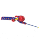 Zebco Youth Wonder Woman Floating Spincast Reel and Rod Combo, 29in Fiberglass Rod, Light, Moderate, SZ 20 Reel, RH Retrieve, Pre-Spooled w/ 6lb Line, Pink, YFCWWOMAN.FB6