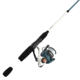 Zebco Custom-Z Spinning Reel and Rod Combo, 6ft 6in 2-PC Telescopic Rod, Medium, Moderate-Fast, SZ 30 Reel, 14-PC Strike King Tackle Kit, Blue/White, CZ30SK662M.FB4