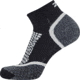 Zensah Grit Run Sock Qtr Black Large 8564-100-05