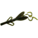 Zoom Baby Brush Hog Creature Bait, 12 Pack, 4in, Avocado, 042147X