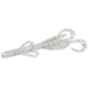 Zoom Baby Brush Hog Creature Bait, 12 Pack, 4in, Birthday Cake, 042415X