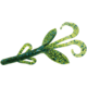 Zoom Baby Brush Hog Creature Bait, 12 Pack, 4in, Blue Watermelon, 042103X