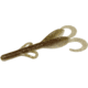 Zoom Baby Brush Hog Creature Bait, 12 Pack, 4in, Brown Back, 042436X