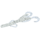 Zoom Baby Brush Hog Creature Bait, 12 Pack, 4in, Disco Violet, 042300X