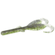 Zoom Baby Brush Hog Creature Bait, 12 Pack, 4in, Electric Shiner, 042390X
