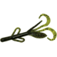Zoom Baby Brush Hog Creature Bait, 12 Pack, 4in, Green Pumpkin Green, 42184