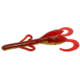 Zoom Baby Brush Hog Creature Bait, 12 Pack, 4in, Green Pumpkin Tomato, 042338X