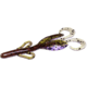 Zoom Baby Brush Hog Creature Bait, 12 Pack, 4in, Huckleberry, 042407X