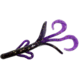 Zoom Baby Brush Hog Creature Bait, 12 Pack, 4in, Muscadine, 042217X
