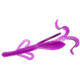 Zoom Baby Brush Hog Creature Bait, 12 Pack, 4in, Old Purple, 042065X