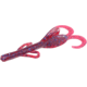 Zoom Baby Brush Hog Creature Bait, 12 Pack, 4in, Plum, 042004X
