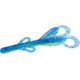 Zoom Baby Brush Hog Creature Bait, 12 Pack, 4in, Sapphire Melon, 042324X