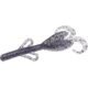 Zoom Baby Brush Hog Creature Bait, 12 Pack, 4in, Smoke Purple, 042010X