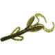 Zoom Baby Brush Hog Creature Bait, 12 Pack, 4in, Watermelon Green Orange, 42216