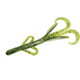 Zoom Baby Brush Hog Creature Bait, 12 Pack, 4in, Watermelon Magic, 42283