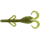 Zoom Baby Brush Hog Creature Bait, 12 Pack, 4in, Watermelon Orange, 42305