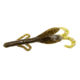 Zoom Brush Hog Creature Bait, 8 Pack, 6in, Green Pumpkin Gold, 022303X