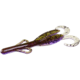 Zoom Brush Hog Creature Bait, 8 Pack, 6in, Huckleberry, 022407X