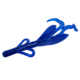 Zoom Brush Hog Creature Bait, 8 Pack, 6in, Sapphire Blue, 022110X