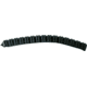 Zoom Centipede Finesse Worm, 20, 4in, Black, 007038-SP