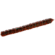 Zoom Centipede Finnesse Worm, 20 Pack, 4in, Red Bug, 007021X