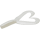 Zoom Creepy Crawler Tail Grub/Trailer, 16 Pack, 3in, White Pearl, 20045