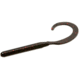 Zoom Curly Tail Finesse Worm, 20 Pack, 4in, Black Red Glitter, 10001