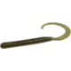 Zoom Curly Tail Finesse Worm, 20 Pack, 4in, Green Pumpkin Blue, 010239X