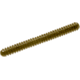 Zoom Double Ringer Finesse Worm, 15 Pack, 4in, Green Pumpkin, 52025