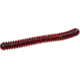 Zoom Double Ringer Finesse Worm, 15 Pack, 4in, Red Bug, 052021X