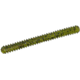 Zoom Double Ringer Finesse Worm, 15 Pack, 4in, Watermelon Candy Red, 052281X