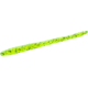 Zoom Finesse Worm, 20 Pack, 4.5in, Chartreuse Pepper, 4009