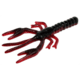 Zoom Lil Critter Craw, 12 Pack, 3in, Red Shad, 014029X
