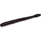 Zoom Magnum Finesse Worm, 10 Pack, 5in, Black Red Glitter, 114001X