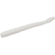 Zoom Magnum Finesse Worm, 10 Pack, 5in, White, 114040X